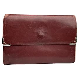 Cartier Burgundy Patent Leather Wallet