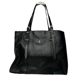 Borsa in pelle nera ANNE KLEIN