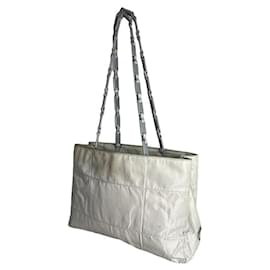 Prada Re-Edition 1995 weiße Polyester-Handtasche