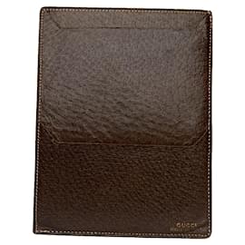 Borsa in pelle marrone Gucci Zumi
