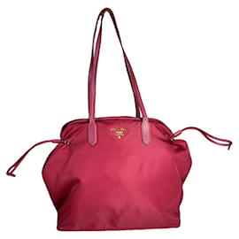 Prada Diagramm Rosa Polyester Handtasche