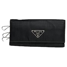 Borsa in poliestere nera Prada