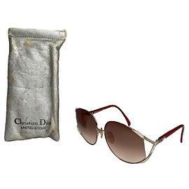 Dior rote Kunststoffsonnenbrille