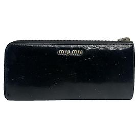 Miu Miu Black Leather Wallet