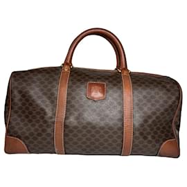 Céline Celine braune Leder-Reisetasche