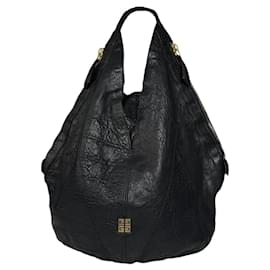Borsa in pelle nera Givenchy Nightingale