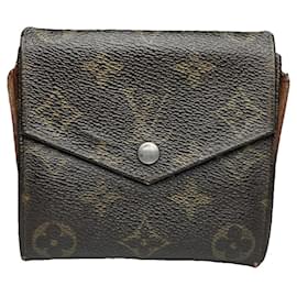 Borsa in pelle marrone Louis Vuitton Flore