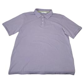 Polo en coton violet Yves Saint Laurent