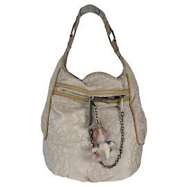 Stella Mc Cartney Borsa a mano in poliestere beige Stella McCartney