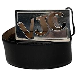 Schwarzer Leder Gürtel von Versace Jeans Couture
