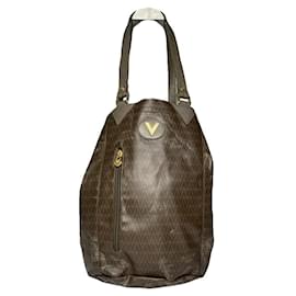 Braune Lederhandtasche MARIO VALENTINO - Autre Marque