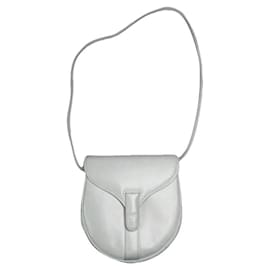 Borsa a mano in pelle verniciata bianca Givenchy Infinity