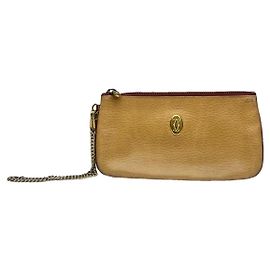 Borsa in pelle gialla Cartier