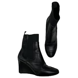 Stivale in pelle nera Balenciaga