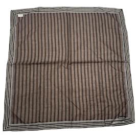 Sciarpa in cotone marrone Dior Mitzah Toile de Jouy