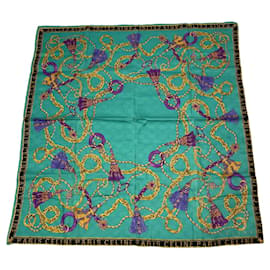 Sciarpa in seta verde Celine - Céline
