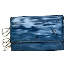 Bolsa de couro azul Lockme da Louis Vuitton