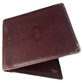 Cartier Burgundy Patent Leather Purse