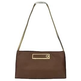 Borsa a mano in cotone marrone Givenchy Gem