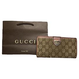 Gucci Horsebit 1955 Geldbörse aus rosa Leder