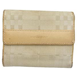 Burberry Beige Leather Wallet