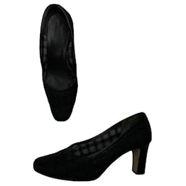 Tacco in Pelle Nera Balenciaga Cagole