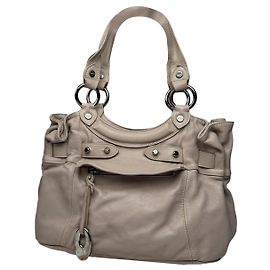 Borsa in pelle beige Emilio Pucci