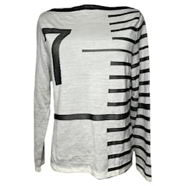 Jean Paul Gaultier Silberne Baumwollstrickware