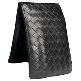 Cartera de cuero marrón Intrecciato de Bottega Veneta