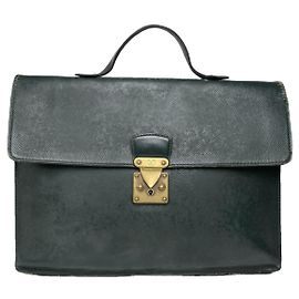 Borsa in pelle verde Kourad di Louis Vuitton