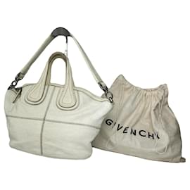 Givenchy Nightingale White Leather Handbag