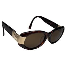Gafas de sol de plástico marrón Givenchy