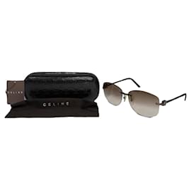 Gafas de sol de metal plateado Celine - Céline