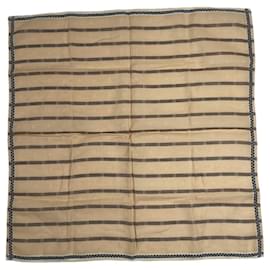 Fendi Ecru Silk Scarf