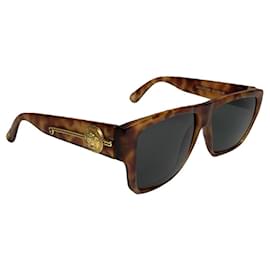 Gafas de sol de plástico marrón Gianni Versace
