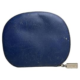Céline Celine Blue Leather Wallet