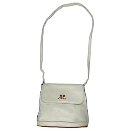 Courreges Borsa in pelle bianca Courrèges
