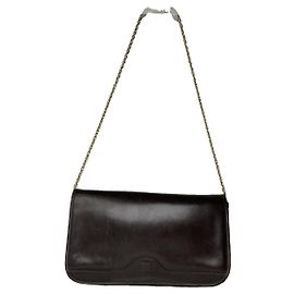Borsa a mano in pelle marrone Balenciaga City