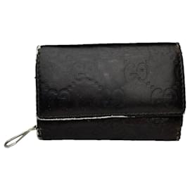Borsa in pelle nera Gucci