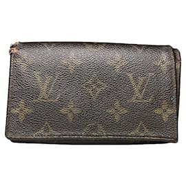 Carteira de couro marrom Iris da Louis Vuitton