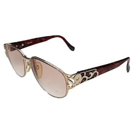 Lunettes de soleil en métal multicolores Yves Saint Laurent