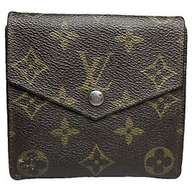 Louis Vuitton Emilie Brown Leather Wallet