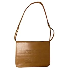 Bolsa de couro marrom Givenchy 4G