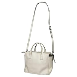 Borsa hobo in pelle bianca Coach Large Scout