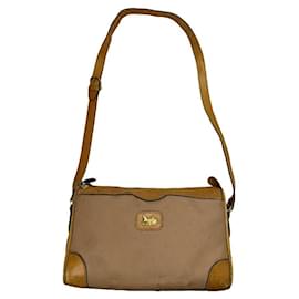 Borsa a mano in pelle beige Celine Tabou - Céline