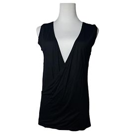 Top de lana negra Miu Miu