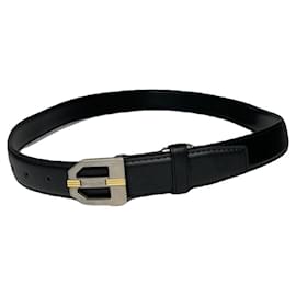 Cintura in pelle nera Dior