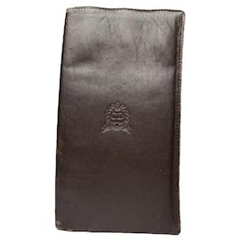 Borsa in pelle verniciata marrone Dior