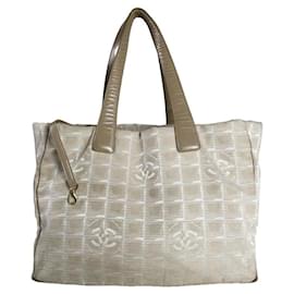 Chanel Beige Polyester Handbag