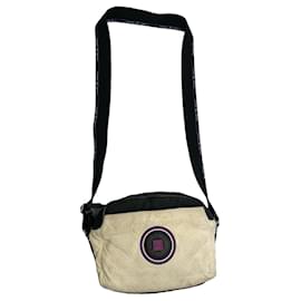 Borsa a mano in cotone beige di Chanel